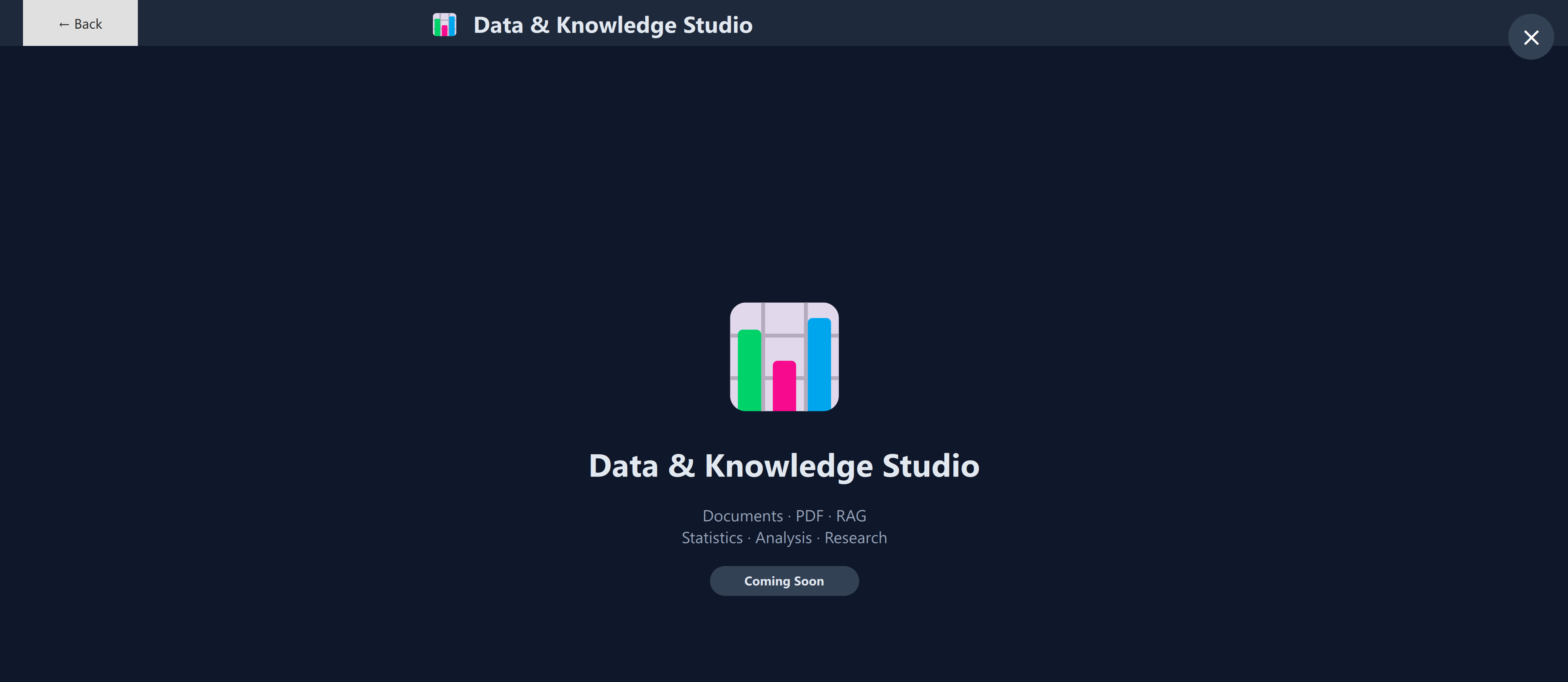 Data & Knowledge Studio