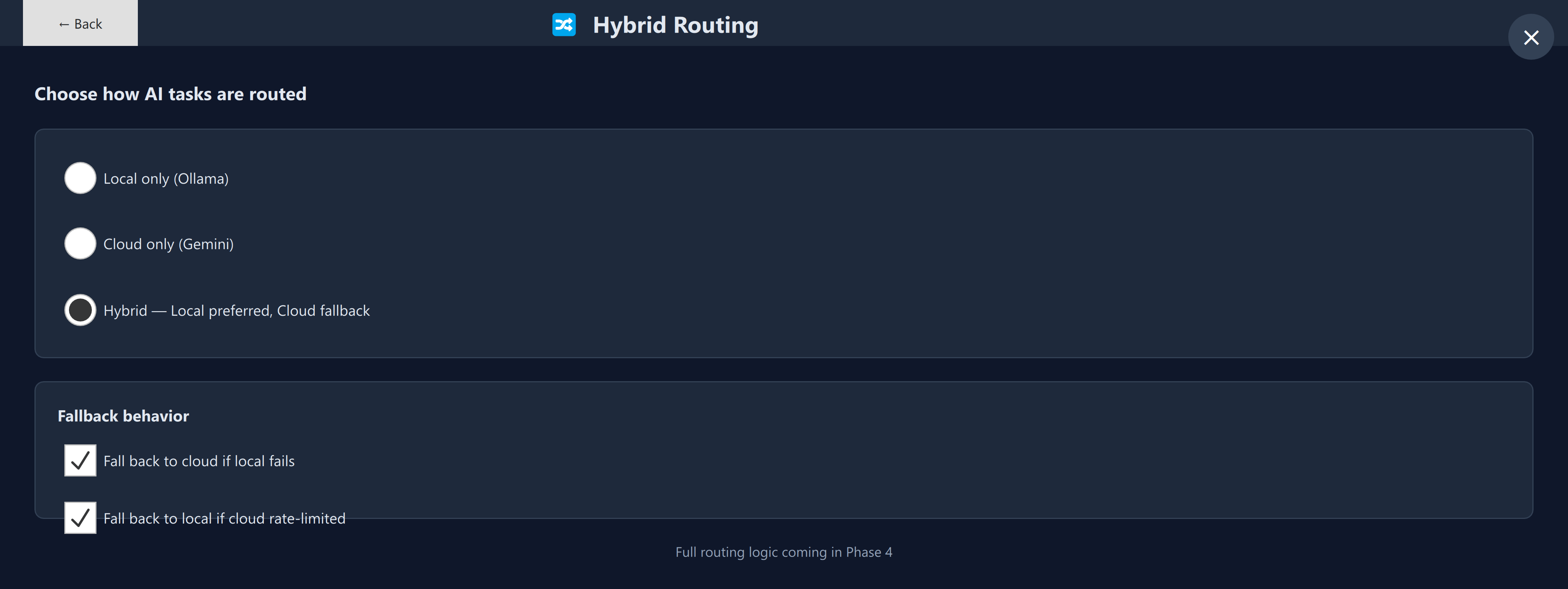 Hybrid Routing